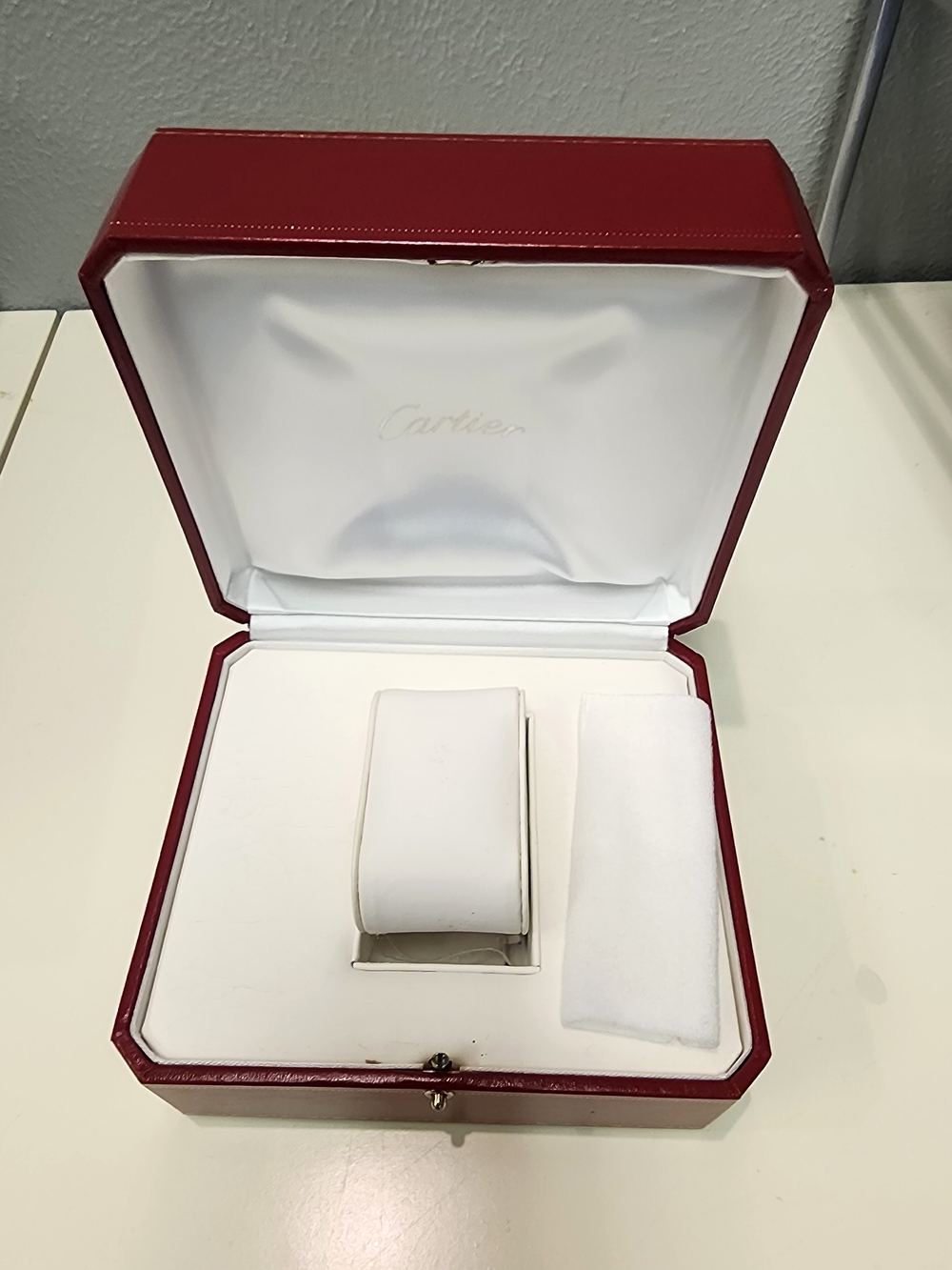 Cartier Red Leather Watch Presentation Box